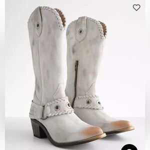 Circle G Distressed Suede Western Boots – Women’s Size 7 (NWOT)